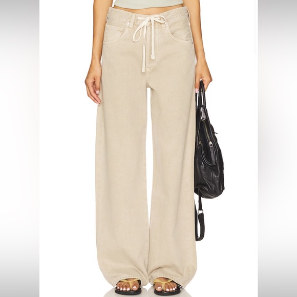 NEW / Citizens of Humanity Brynn Drawstring Jeans / Burnished Quartz 26